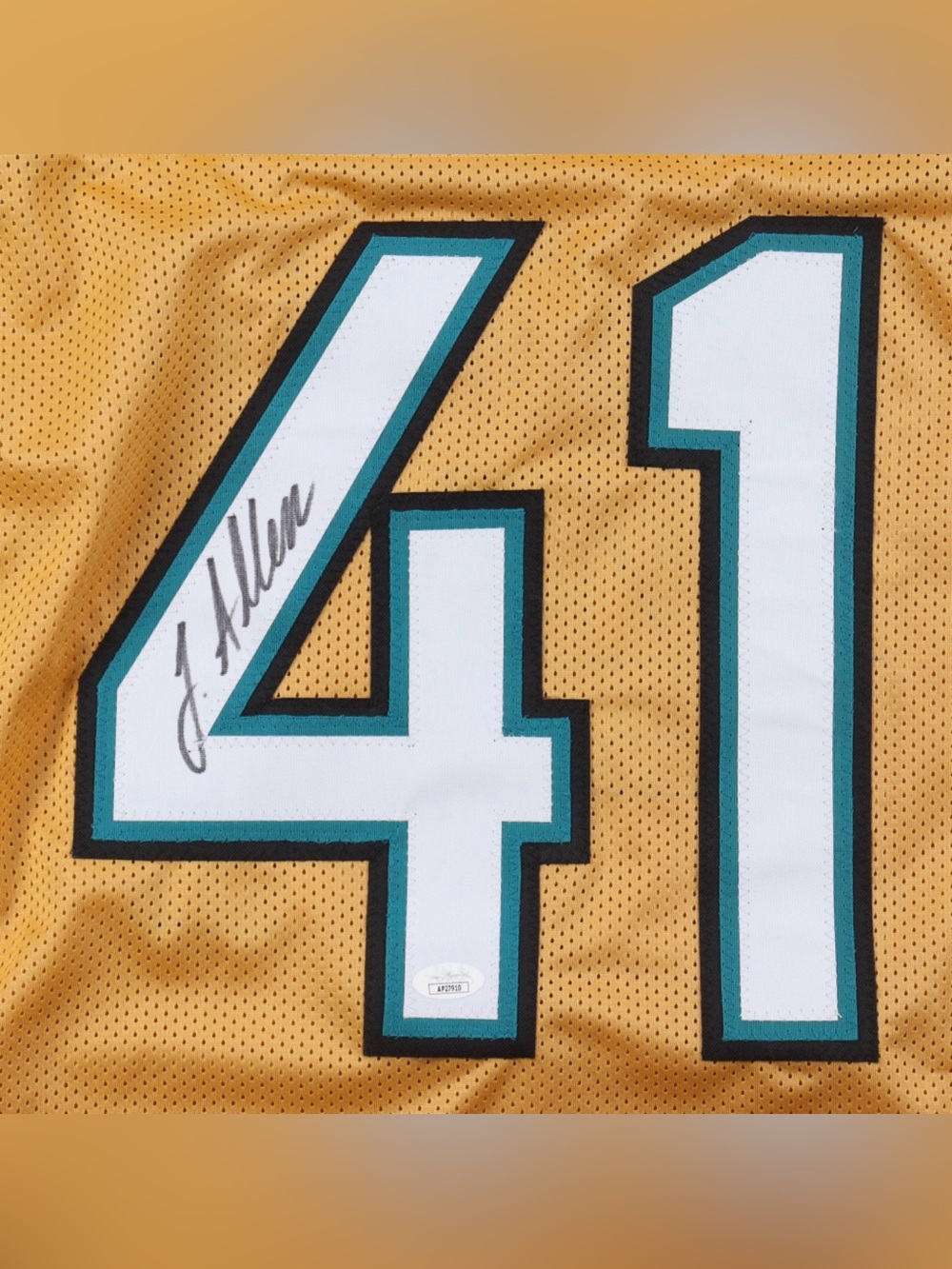 Authenticated Josh Allen Signed Jacksonville Jaguar Alternative Jersey (JSA)